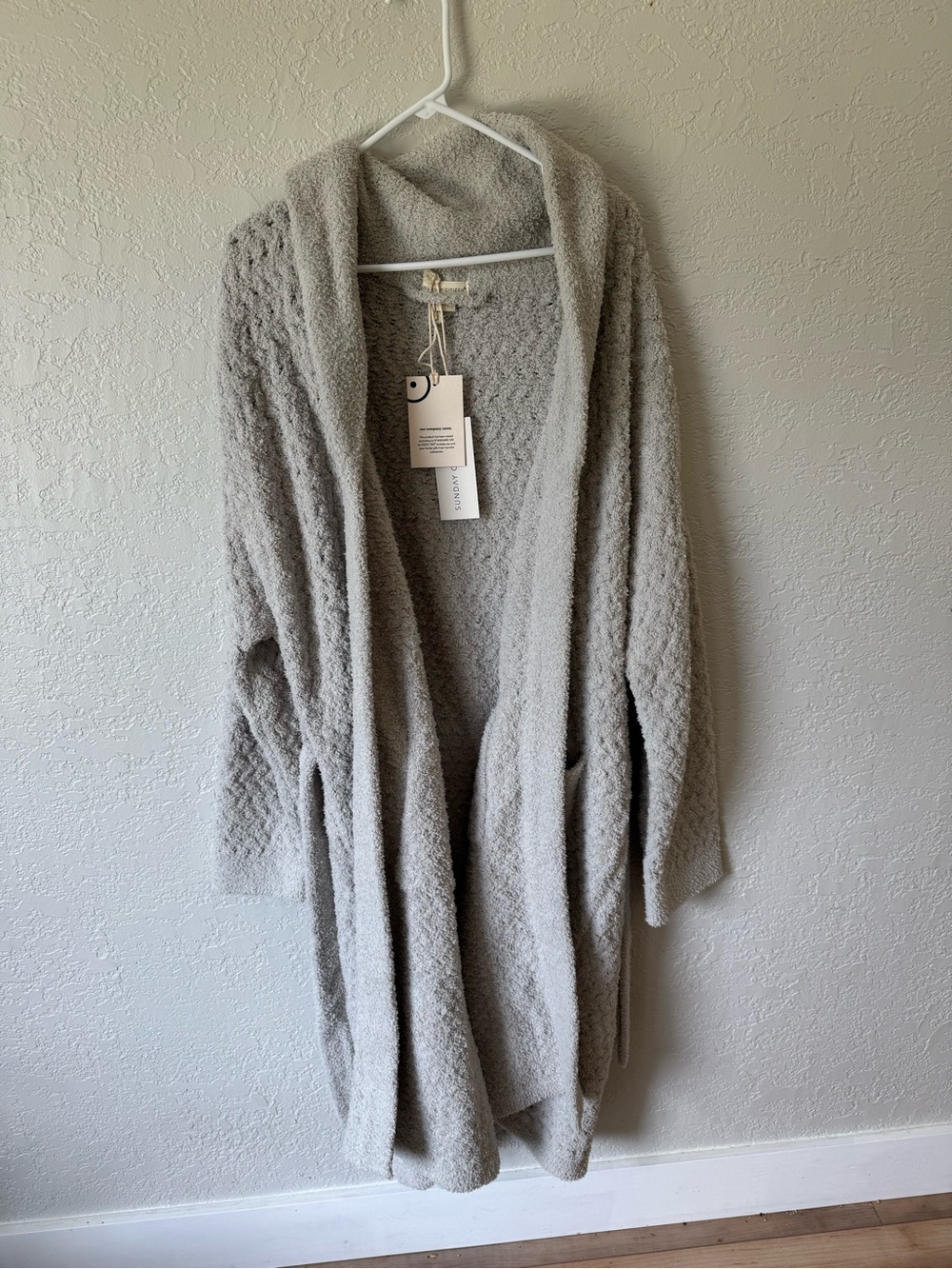 Sunday Citizen Long Cardigan Robe - GRAY